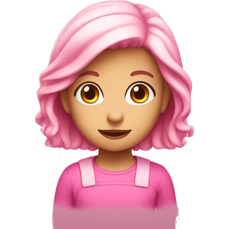 Pink and cute  emoji