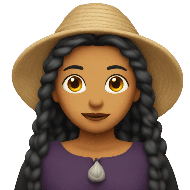  una bruja simpatica y bonita  emoji