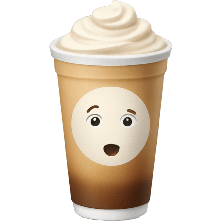 Ice latte emoji