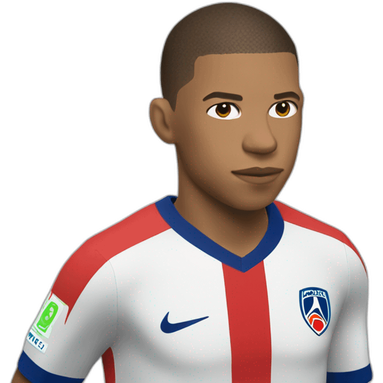 Mbappe choqué emoji