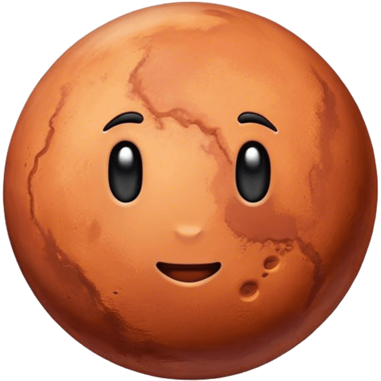 Planet Mars emoji