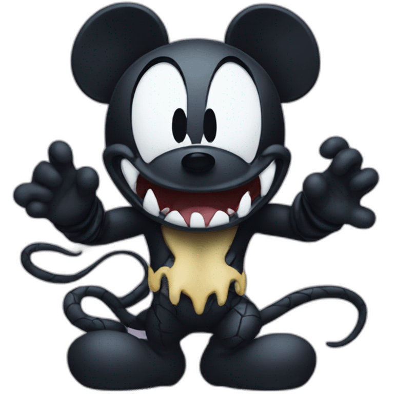 mickey with venom emoji