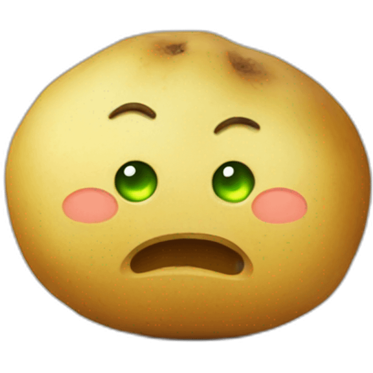 Patate avec des yeux emoji