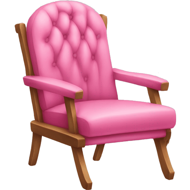 Pink chair emoji