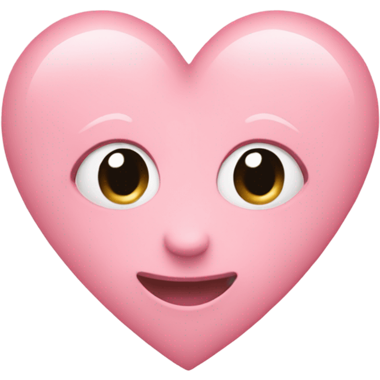 pastel pink heart emoji