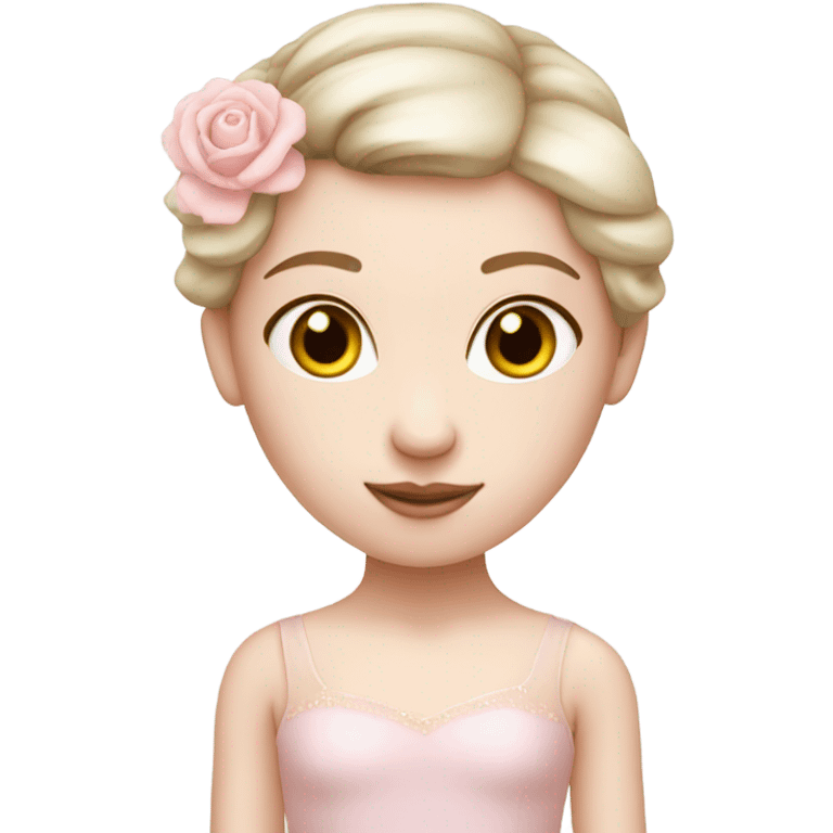 soft pink ballerina with fair skin  emoji