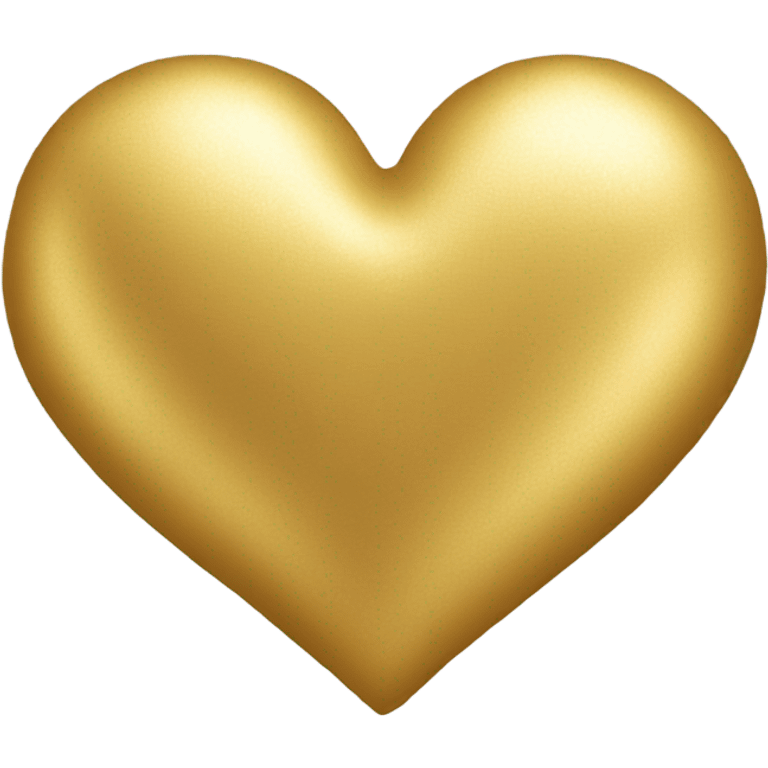 gold heart emoji