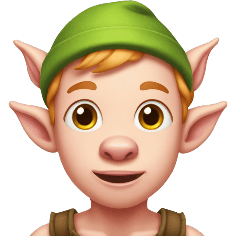 Pig elf emoji