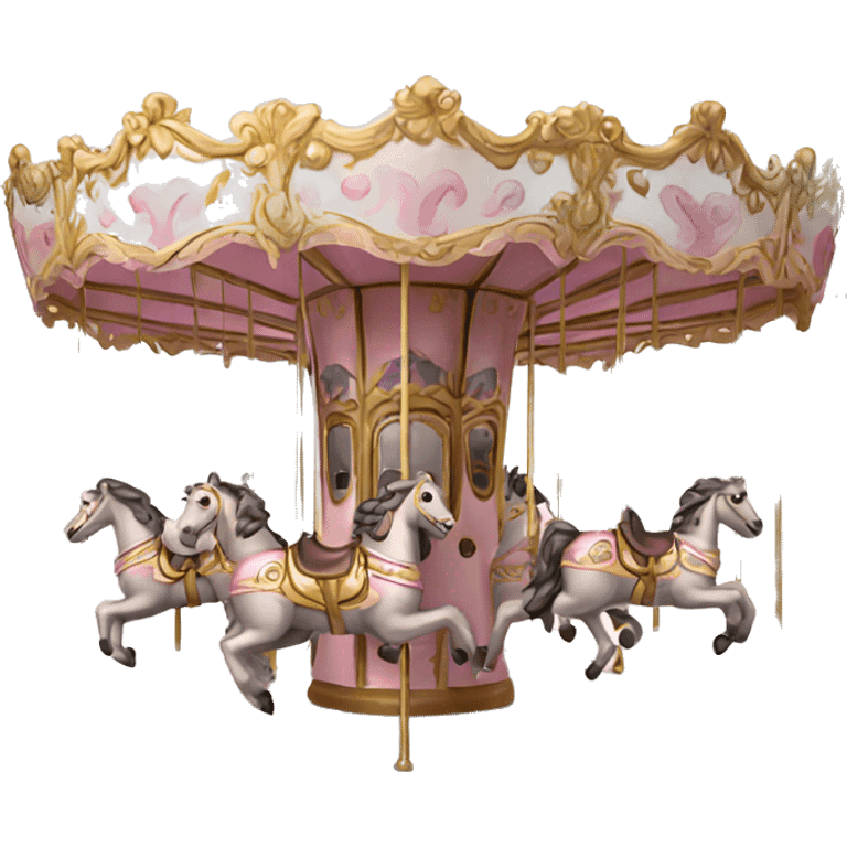 Light pink carousel  emoji