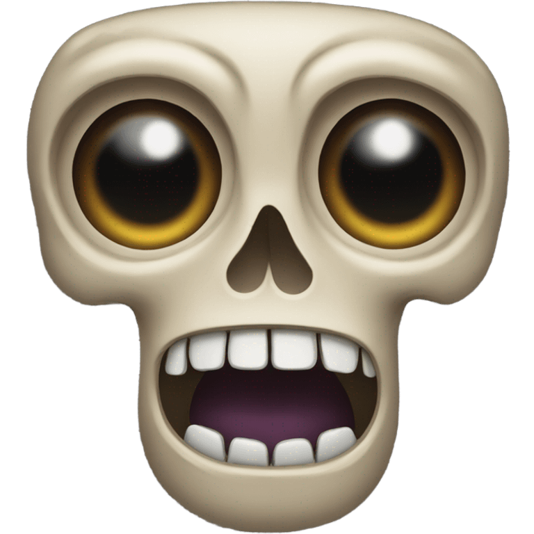 Skull emoji surprised  emoji