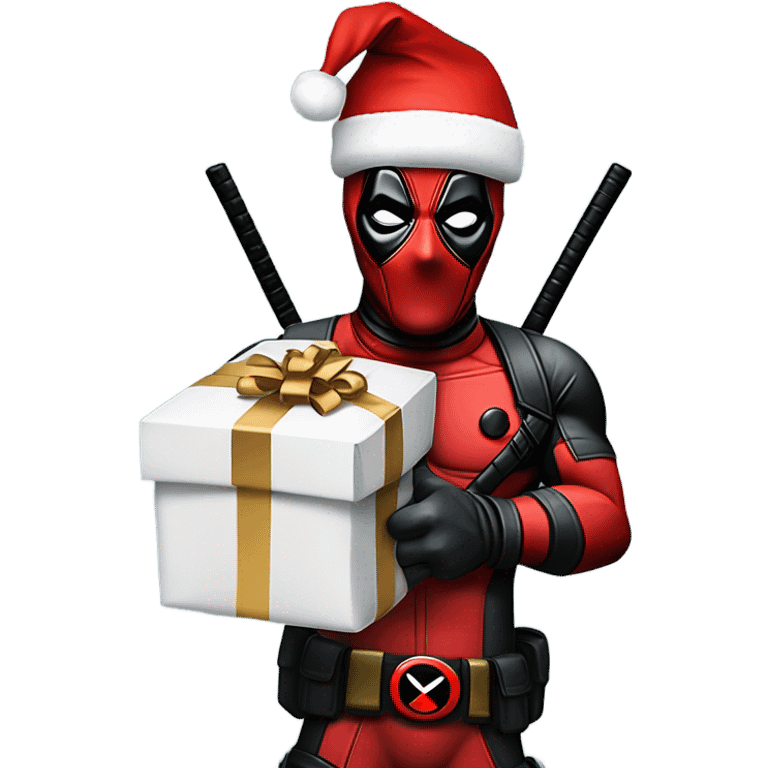 Deadpool as Santa  emoji