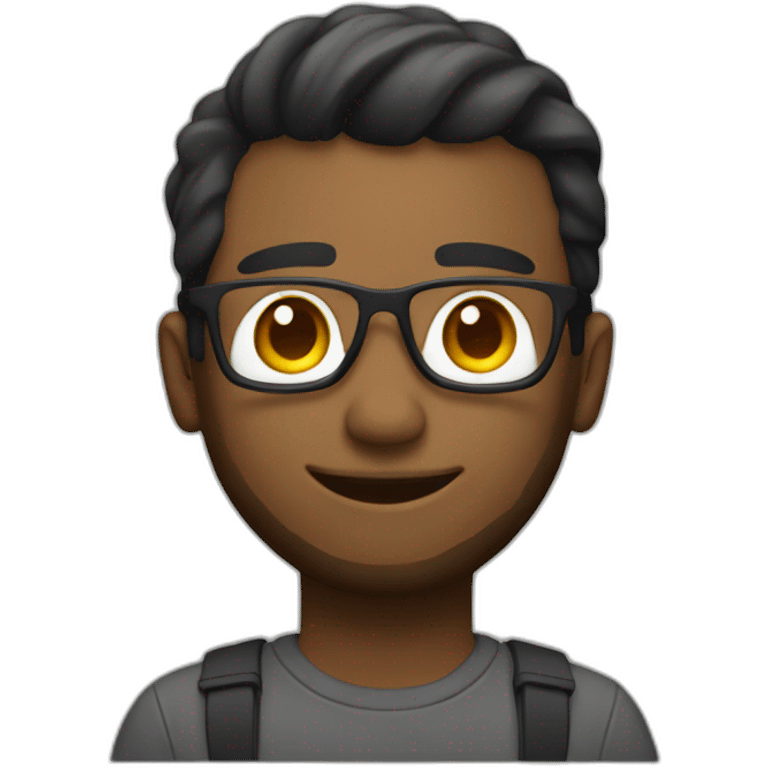 Guy as a front-end developer emoji