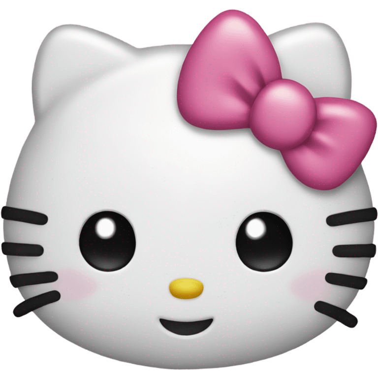 Hello kitty with smile emoji