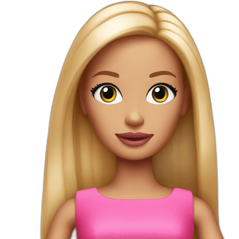 Weird barbie emoji