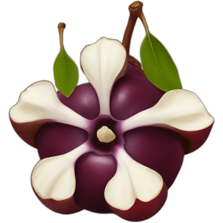 mangosteen emoji