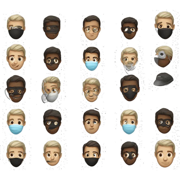 A pest doctor mask emoji