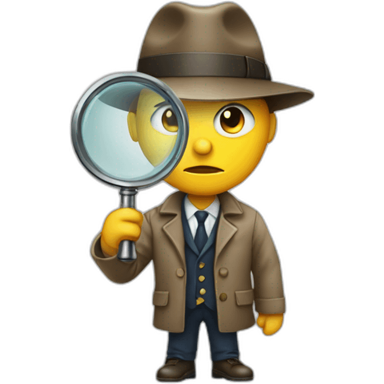 detective with a magnifying glass emoji