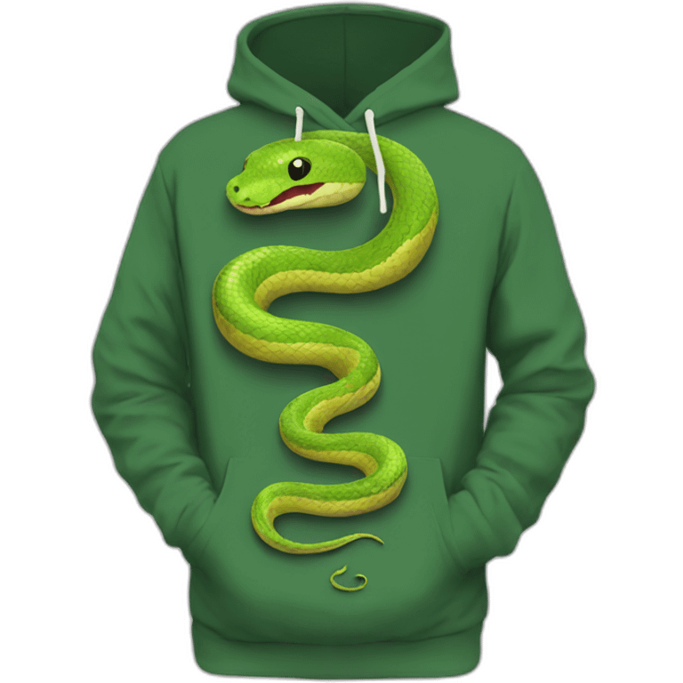 snake hoodie emoji