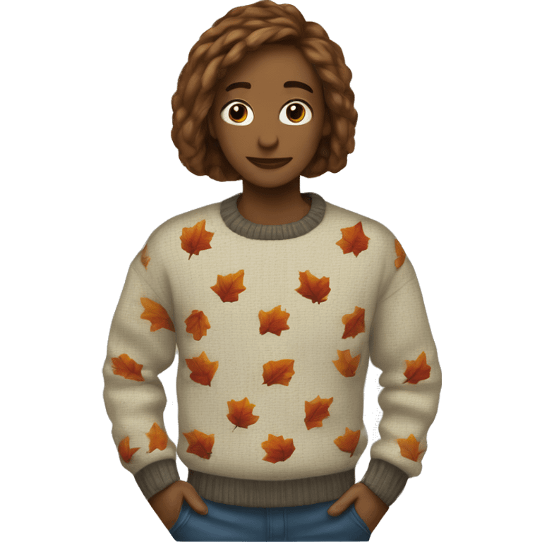 Fall sweater  emoji