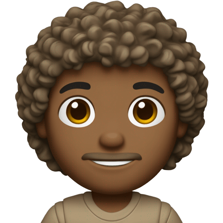 Funko Pop of a tan curly haired boy emoji