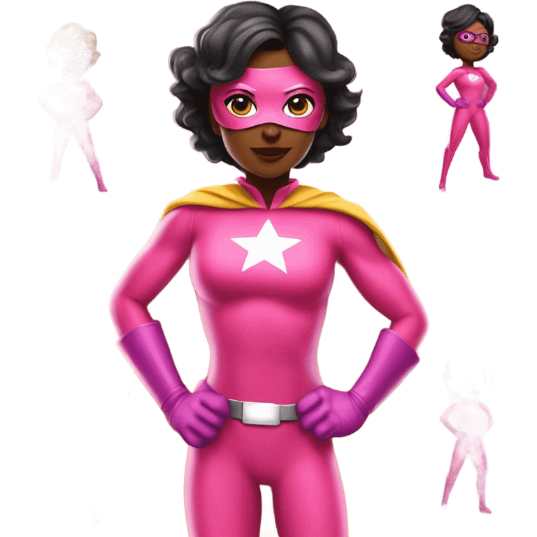 Pink power ranger emoji