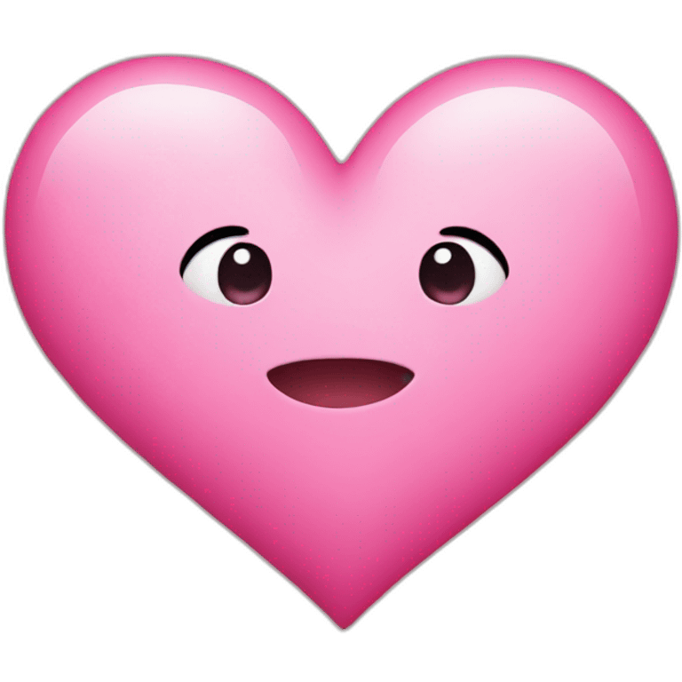 Pink heart emoji