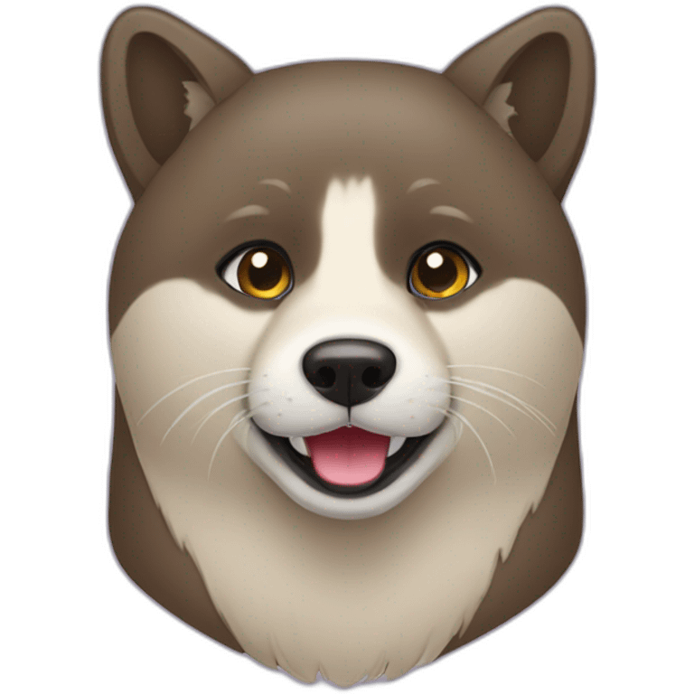 loutre sur akita emoji