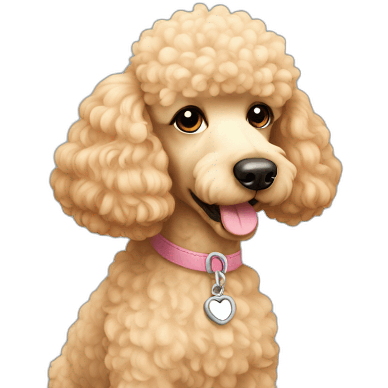 Poodle apricot emoji