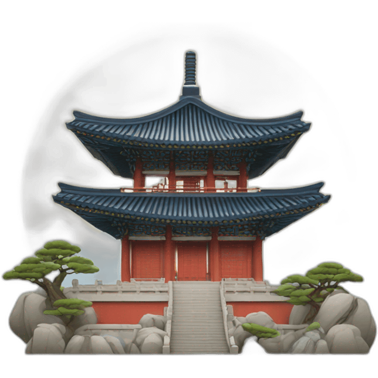 Temple in Seoul emoji