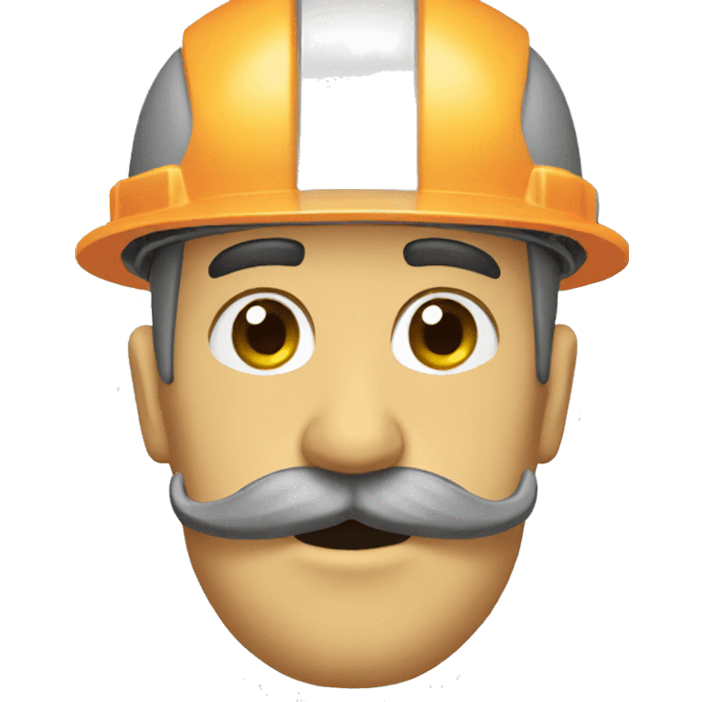 construction crane mustache emoji