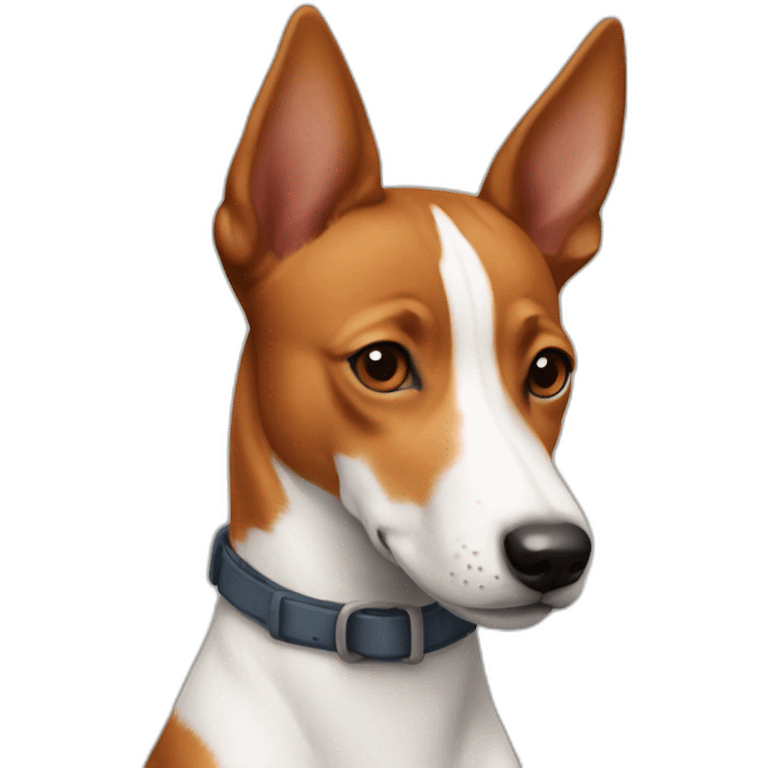 Cute little Basenji emoji