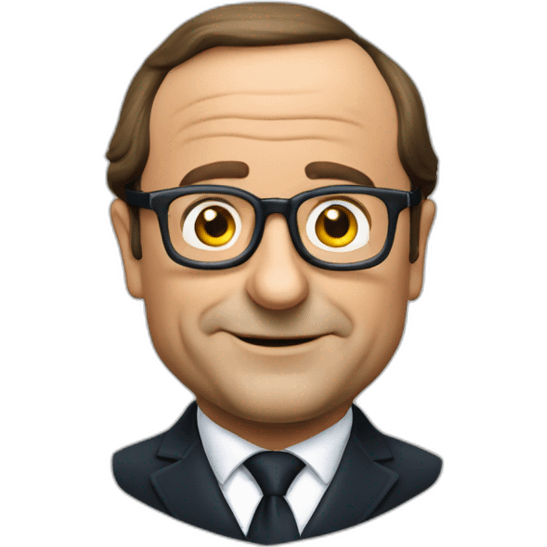 Francois hollande nage emoji