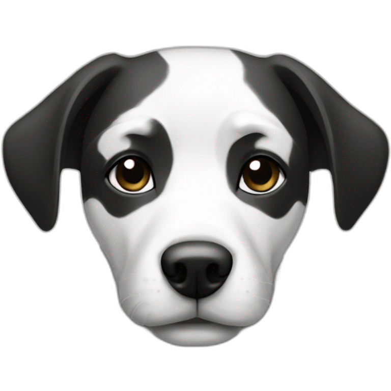 Dog Water black and white emoji