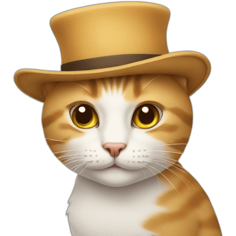 cat with a hat emoji