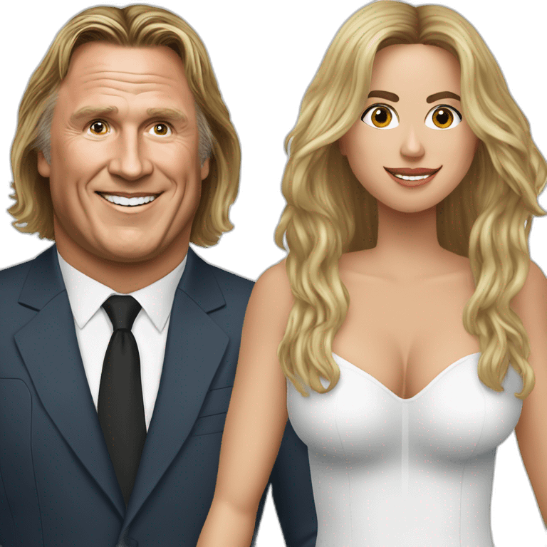 Ronaldo avec Depardieu emoji