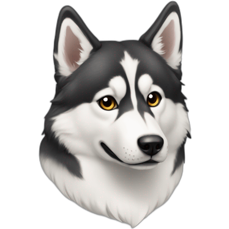 Hasky siberiano vira lata emoji