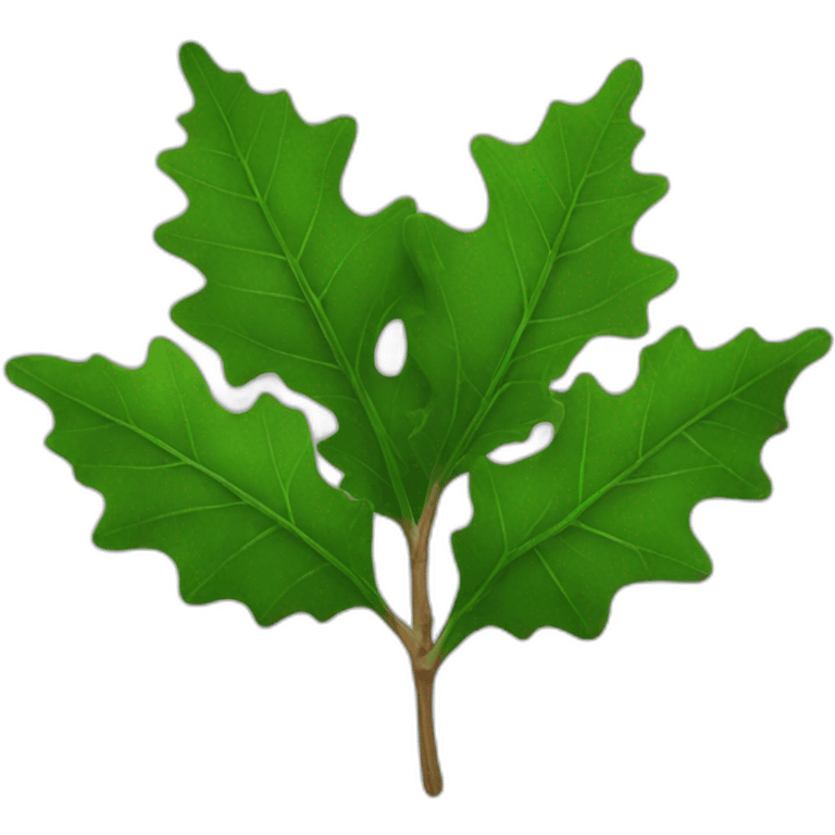 holly leaf  emoji