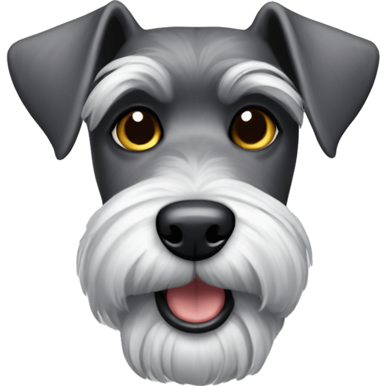 schnauzer dog  emoji