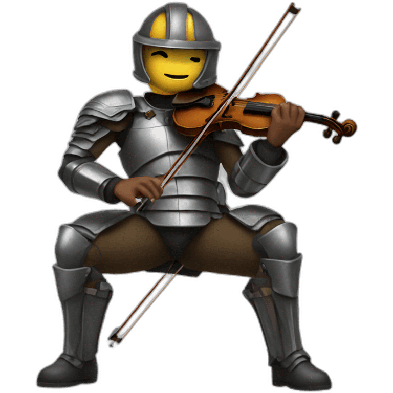 heavily armored violinist emoji