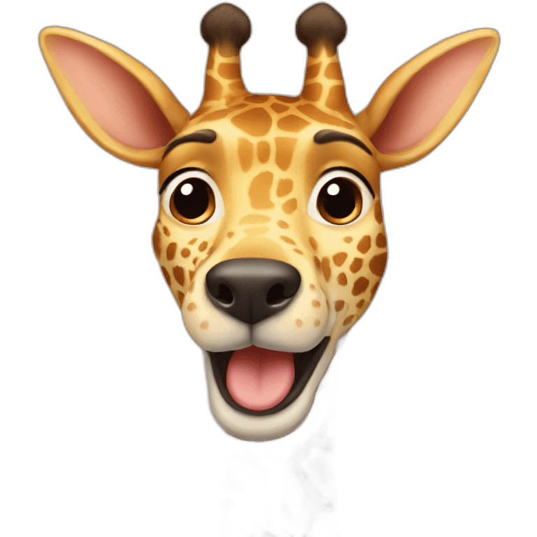 Doggiraffe perfection   emoji