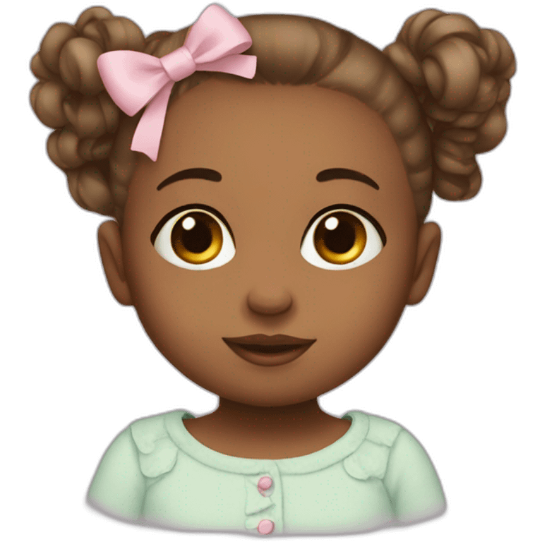 Twin baby girl emoji