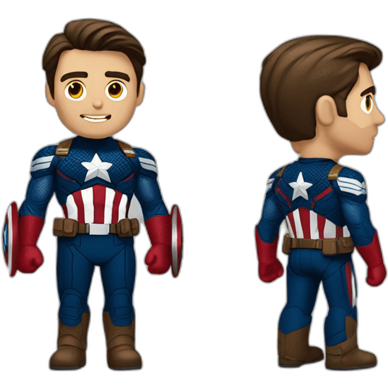 javier gerardo milei como capitan america emoji