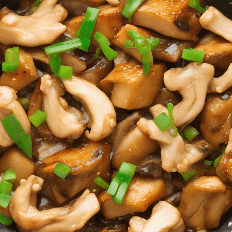 chinese chicken stir fry mushrooms emoji