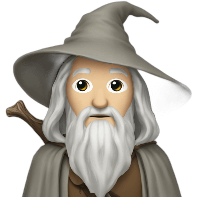 Tolkien's Gandalf the Wizard emoji