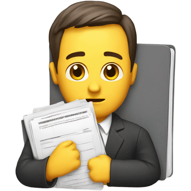 case with documents emoji