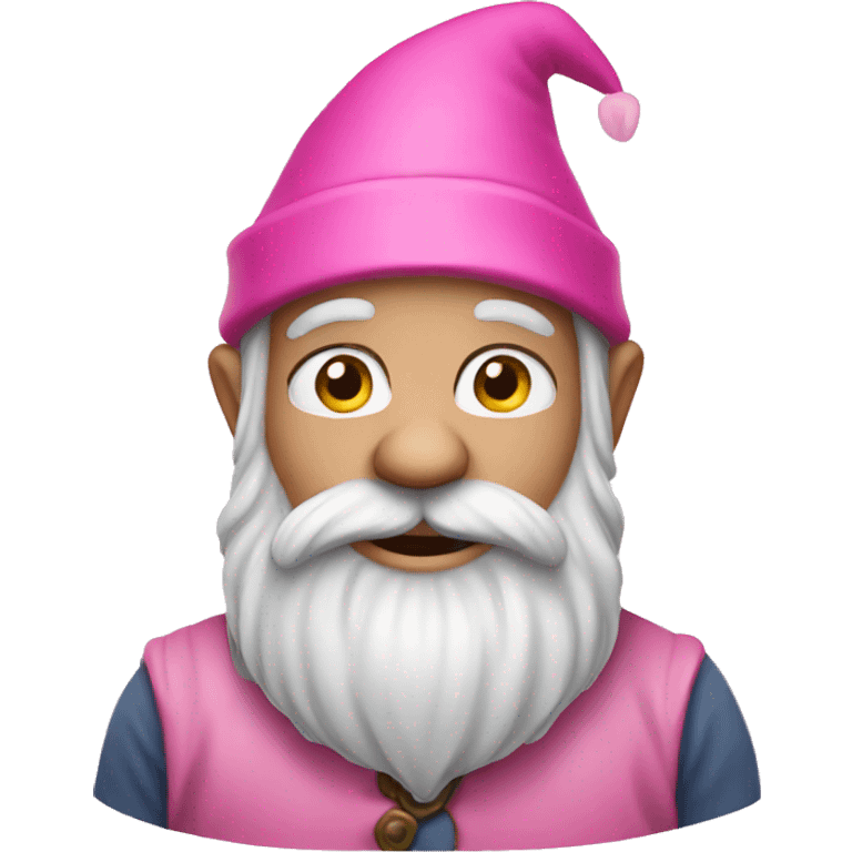 Pink gnome emoji