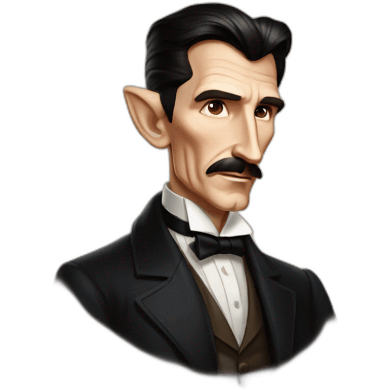 Nikola Tesla Disney art styles emoji