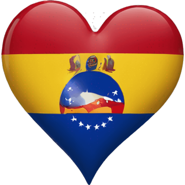 Broken Heart With Venezuela Colors Flag emoji