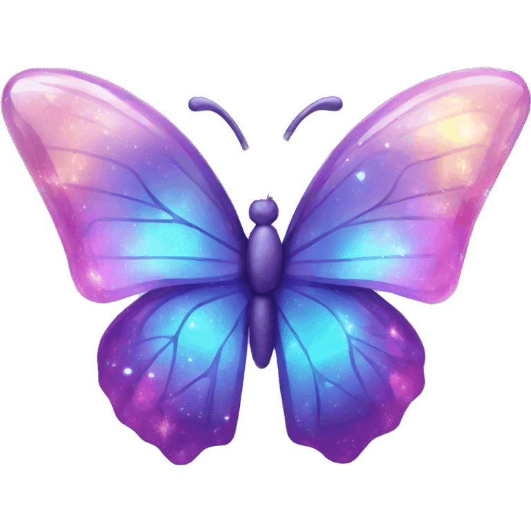 Shiny Nebula Crystal Butterfly emoji