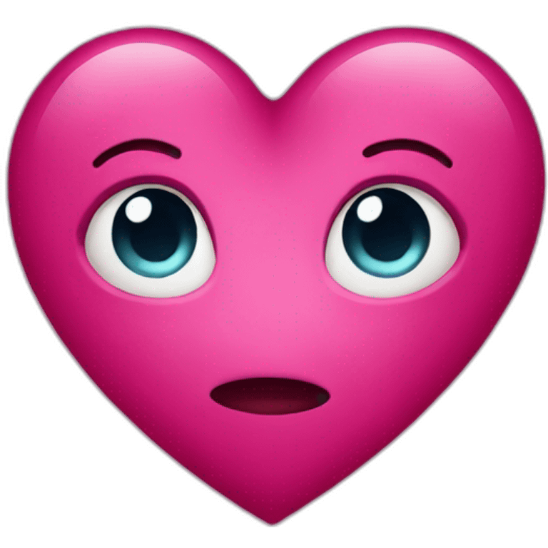 Dark pink heart emoji